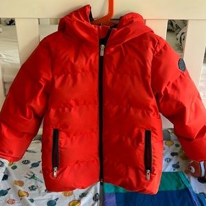 Jacadi down coat for boys size 5yo